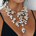 Pearl necklace with layered